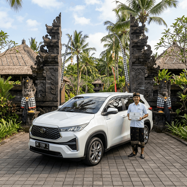 Private driver day trip planning in Bali